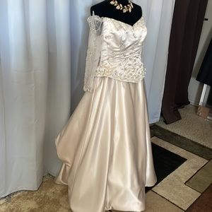 Vintage Wedding gown  Renaissance feel